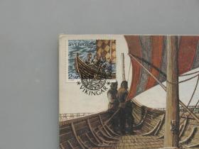 瑞典 海盗船（极限明信片）