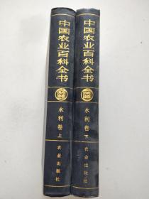 中国农业百科全书 水利卷 上下两册全 无书衣