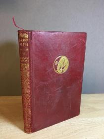 KIM by Rudyard Kipling (Leather backed 1908) 精装细腻小羊皮 插图  三边刷金  17.5*11.5