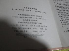 新编小学生词典