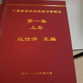 中国广西段姓家族分布概况 第一集 上卷 大16开精装厚重