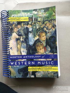 现货全新未拆封The Norton Anthology of Western Music  (Vol. 2）classic to romantic 乐谱 英文原版 诺顿西方音乐选集  古典到浪漫