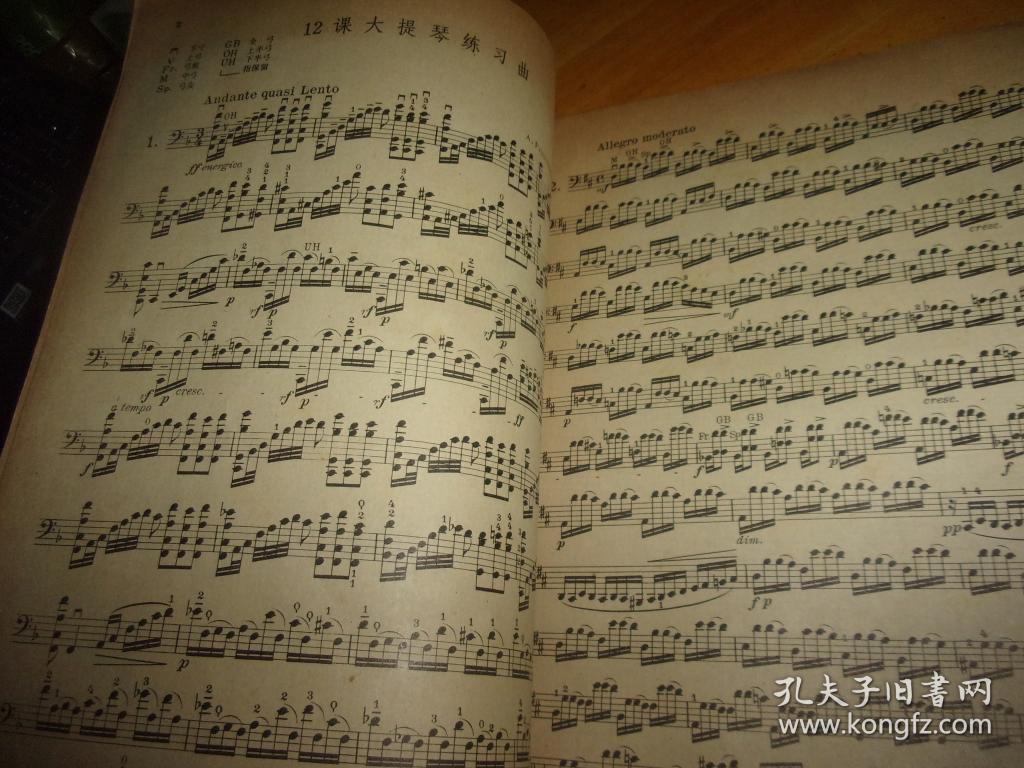 弗郎肖姆大提琴练习曲 作品35