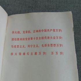 中国共产党第十次全国代表大会文件汇编（二）