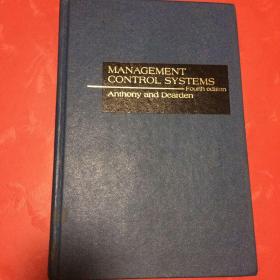 英文原版书  MANAGEMENT CONTROL SYSTEMS  Fourth edition Anthony and Dearden