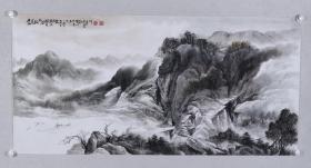 著名画家 李书连 山水画作品《万山层林尽染》一幅（纸本托片，约8平尺；作品由《中国美术市场报》直接得自于艺术家本人） HXTX100323