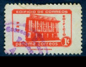 ［BG-C2］中美洲/巴拿马共和国信销邮票/科雷亚大厦1种。