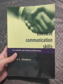 effective communication skills for scientific and technical professionals 外文原版书 品相如图 避免争议