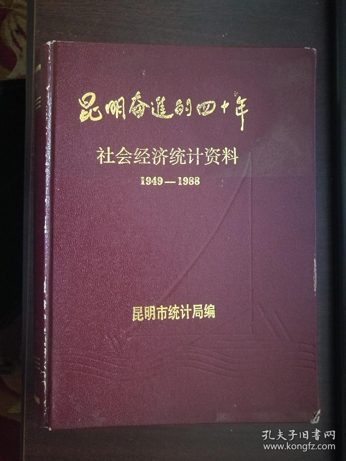 昆明奋进的四十年社会经济资料