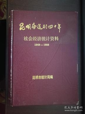 昆明奋进的四十年社会经济资料