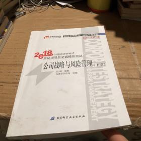 注册会计师2018教材东奥轻松过关1应试指导及全真模拟测试 公司战略与风险管理 上下册