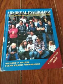 SBNORMAL  PSYCHOLOCY  Clincal  Perspectives  on  Psychological  Disorders 请看图片
