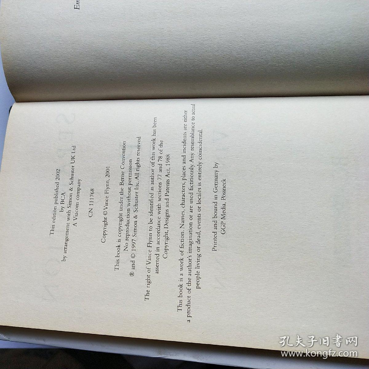 ⅤINCE  FLYNH
SEPARATI0N  OF P0WER