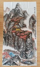 黄学林（何海霞弟子，陕西老画家）山水画