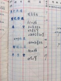 北京学习书店1950年账本（2张印花税票、人教社节约检查委员会公函1封）