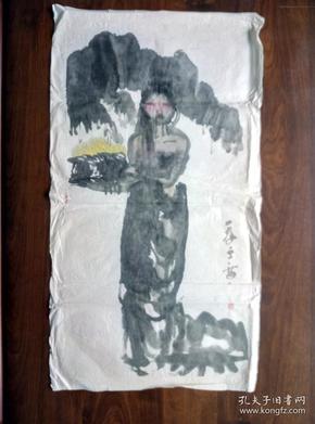 李璋人物画（李璋，陈之佛外孙女 ， 南京书画院高级画师） 【 保真 】