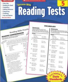 Scholastic Success with Reading Tests: Grade 5学乐成功系列练习册：五年级阅读测验