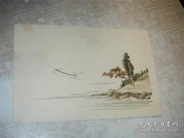 小画片 1张 绒毛（估计70年代）