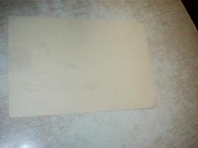 小画片 1张 绒毛(估计70年代)