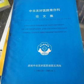中日友好医院骨伤科论文集