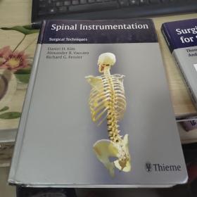 spinal instrumentation:thieme(英文原版 医学书   12开精装）品佳 请看图