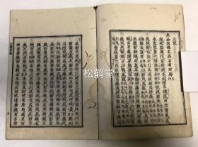 《六离合释略解节义》1册全，内页题《六释略解节义》，和刻本，汉文，正德4年，1714年志版，对我国明代四大高僧之一，净土宗第九代祖师藕益智旭著作《六离合释法式略解》的提领节义，稀少难见，写刻精美，字体拙朴。