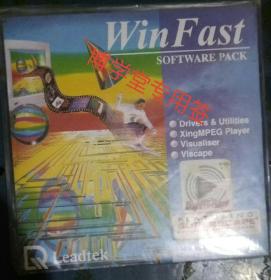 光碟 winfast SOFTWARE PACK 单碟装