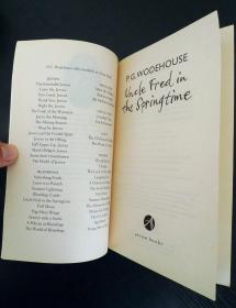 P.G. Wodehouse 《Vncle fred in the springtime》英文原版