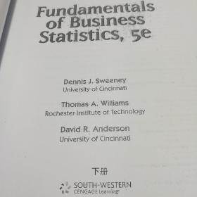 FUNDAMENTALS OF BUSINESS STATISTICS《上下册》