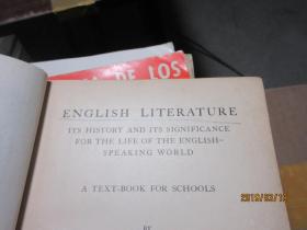 ENGLISH LITERATURE 精 2473