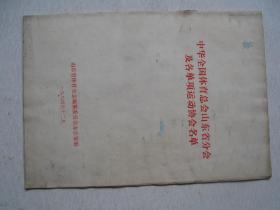 中华全国体育总会山东省分会及各单项运动协会名单          F3406