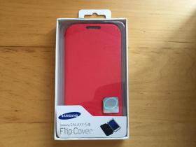 三星Galaxy S III 手机壳 仿皮革材质  （红色）
