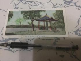 50年代老画片  杭州西湖 苏堤春哓