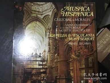 SPANISH CHURCH MUSIC CRISTOBAL DE MORALES
