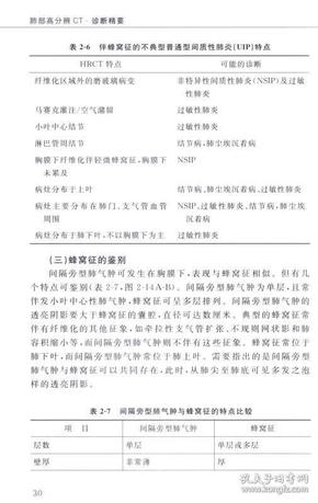 肺部高分辨CT诊断精要：常见表现·常见征象·常见疾病和鉴别诊断