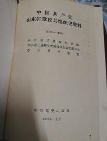 山东省章丘县组织史资料（1928-1987）