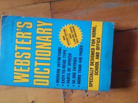 1987年英文原版  WEBSTER S  DICTIONARY    SPECIALLY  DESIGNED  FOR  HOME,SCHOOL  AND  OFFICE  专门为家庭、学校和办公室设计的韦伯斯特词典