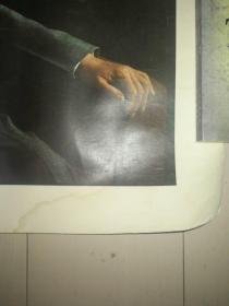 周总理宣传画海报两张合售,品相很好,具体请见照片