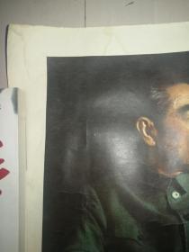 周总理宣传画海报两张合售,品相很好,具体请见照片