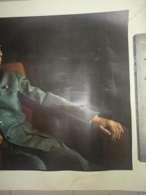 周总理宣传画海报两张合售,品相很好,具体请见照片