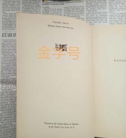 THUNDER OUT OF CHINA 《中国的惊雷》 白修德作品 1946年 英文原版
