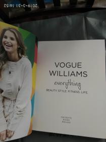 英文原版 Vogue Williams ： Everything: Beauty. Style. Fitness. Life. Vogue Williams 精装大开本铜版纸 非偏远地区包快递