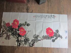 劉曉濤 四尺牡丹圖