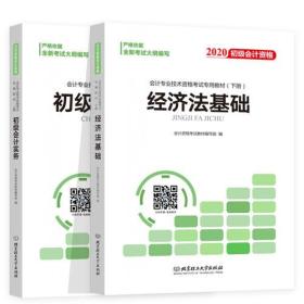 备考初级会计职称2020教材辅导书新版初级会计实务经济法基础2019预习备考正版精编教材