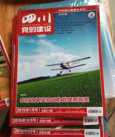四川党的建设    农村版（2015年7.12月号，2016年8月号）共3本