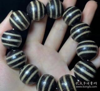 藏区回流千年西亚三线老天珠佛珠手串