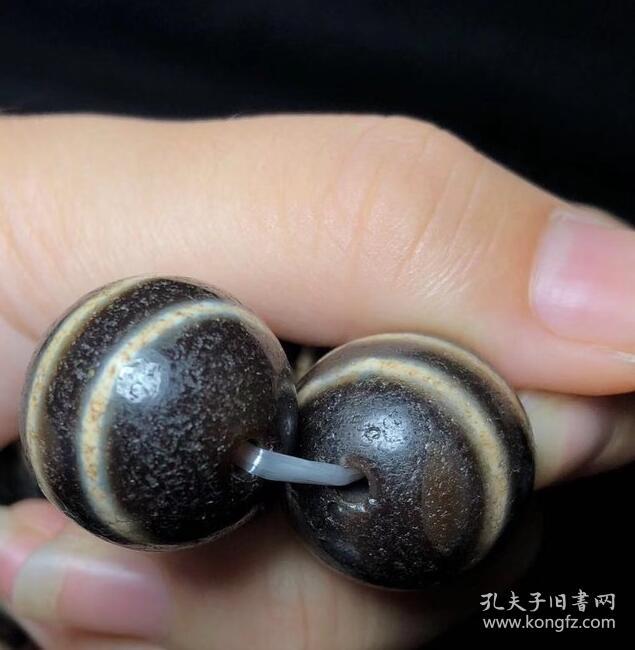 藏区回流千年西亚三线老天珠佛珠手串