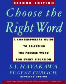 Choose the Right Word：Second Edition