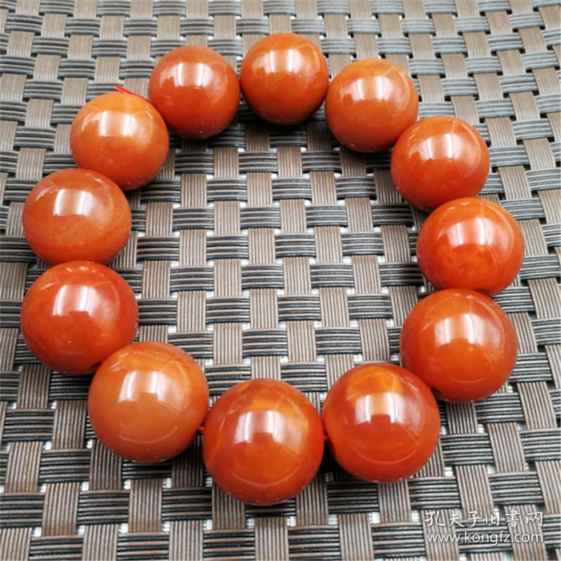 天然红玛瑙圆珠手链手串文玩男霸气款饰品生日礼品20毫米特价