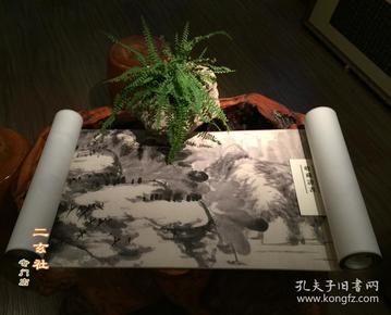 现货【八大山人 河上花图】戴胜山房限量复制200件 水墨画大写意 天津博物馆珍藏 朱耷